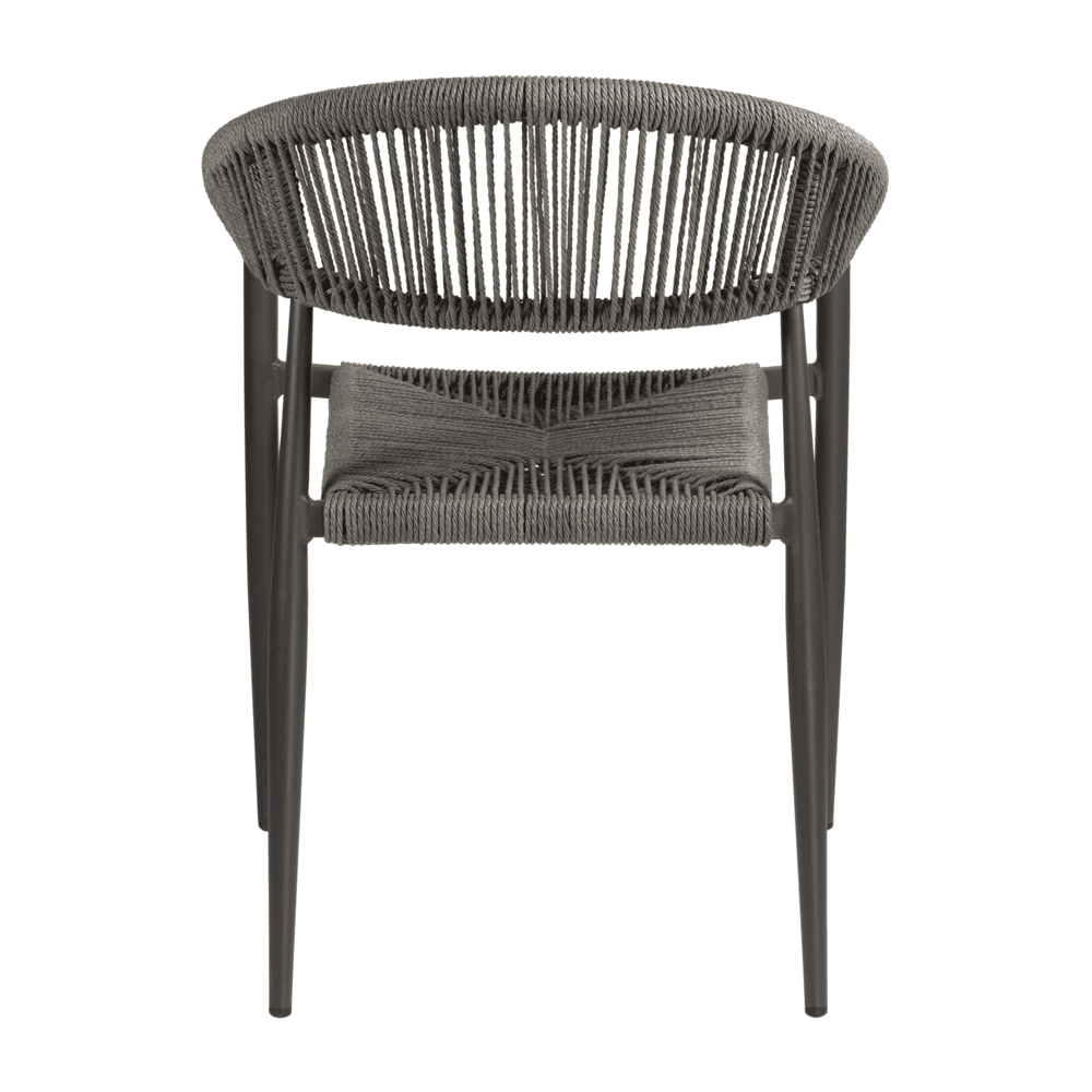 Atlantic Armchair Dark Grey Back