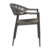 Atlantic Armchair Dark Grey Side