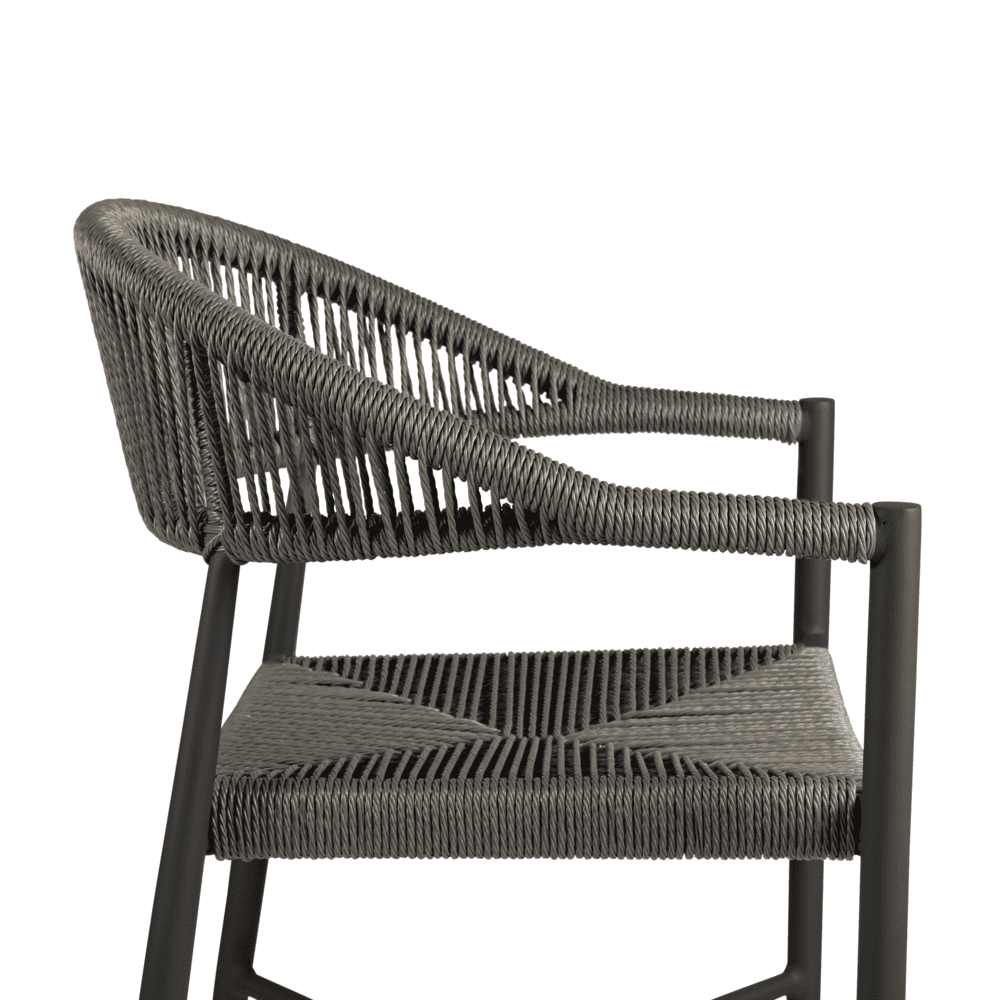 Atlantic Bar Stool Dark Grey Detail 2