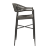 Atlantic Bar Stool Dark Grey Side