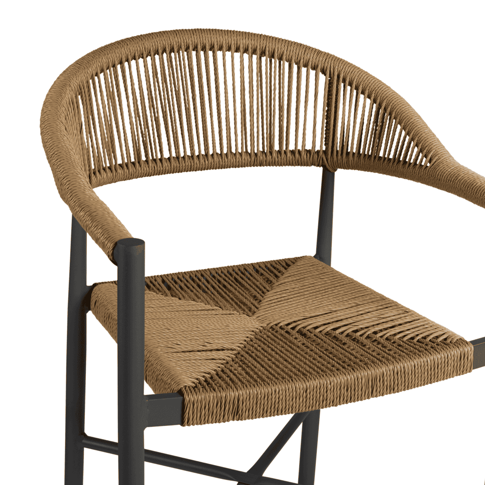 Atlantic Bar Stool Natural Detail 1