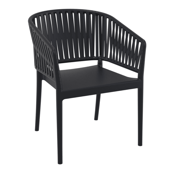 Portofino Armchair Black