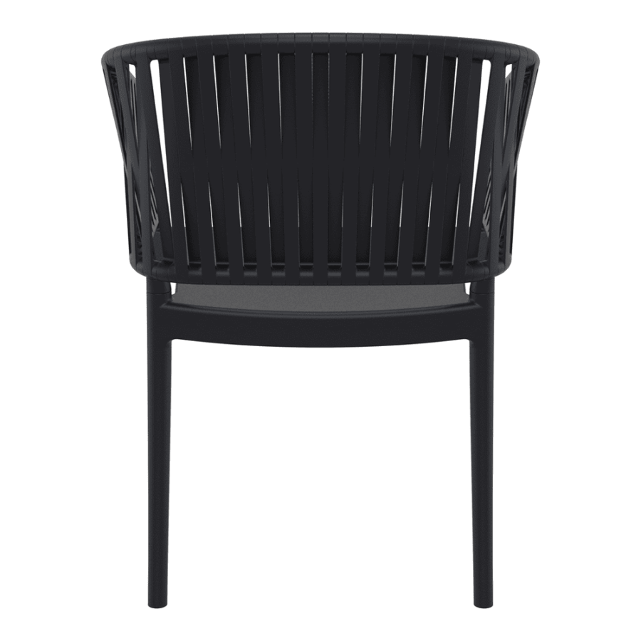 Portofino Armchair Black Back