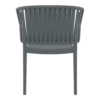 Portofino Armchair Dark Grey Back