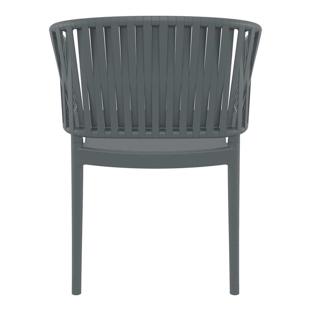 Portofino Armchair Dark Grey Back