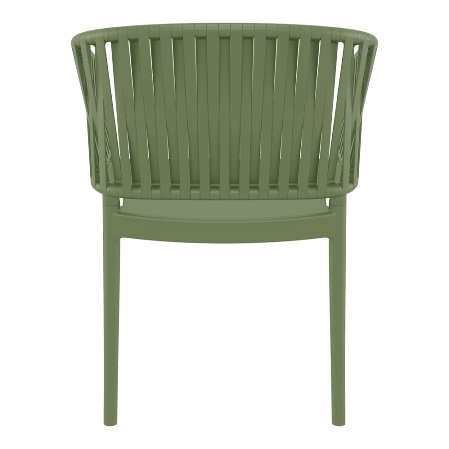 Portofino Armchair Olive Green Back