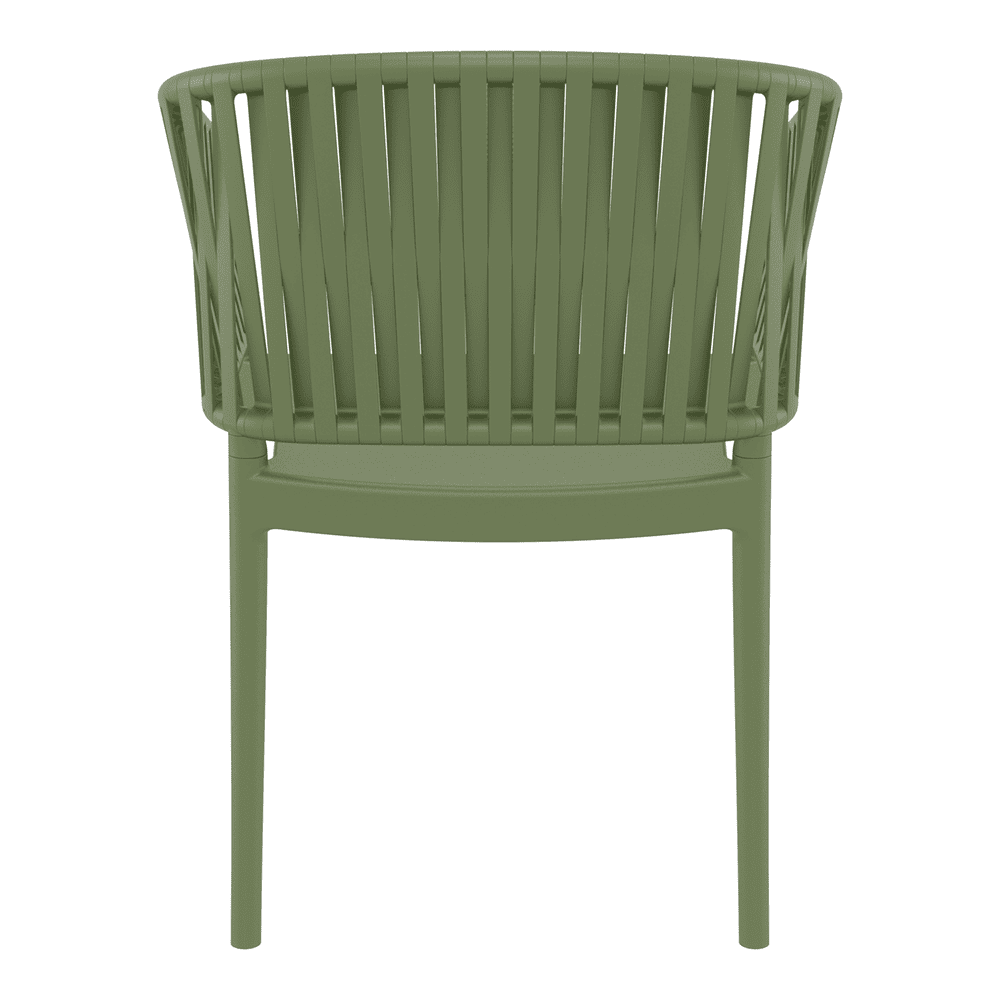Portofino Armchair Olive Green Back