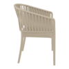 Portofino Armchair Taupe Side