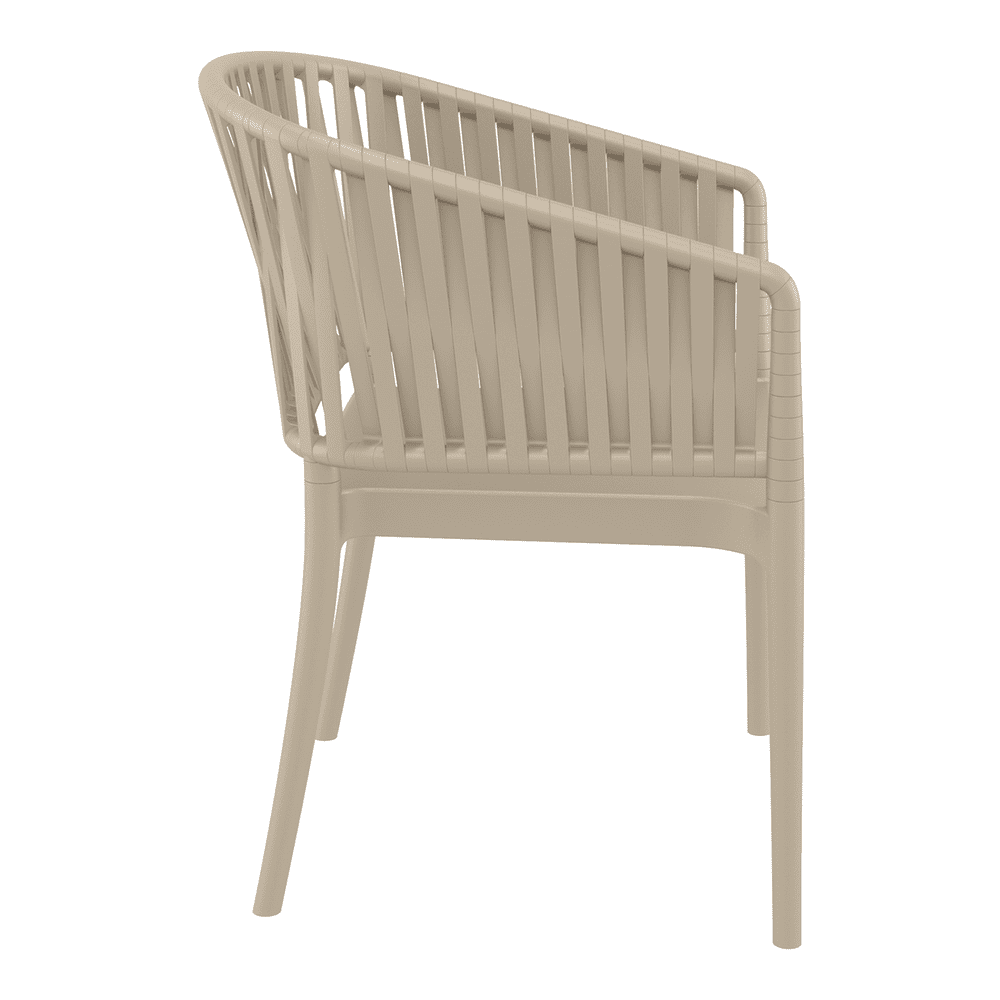 Portofino Armchair Taupe Side