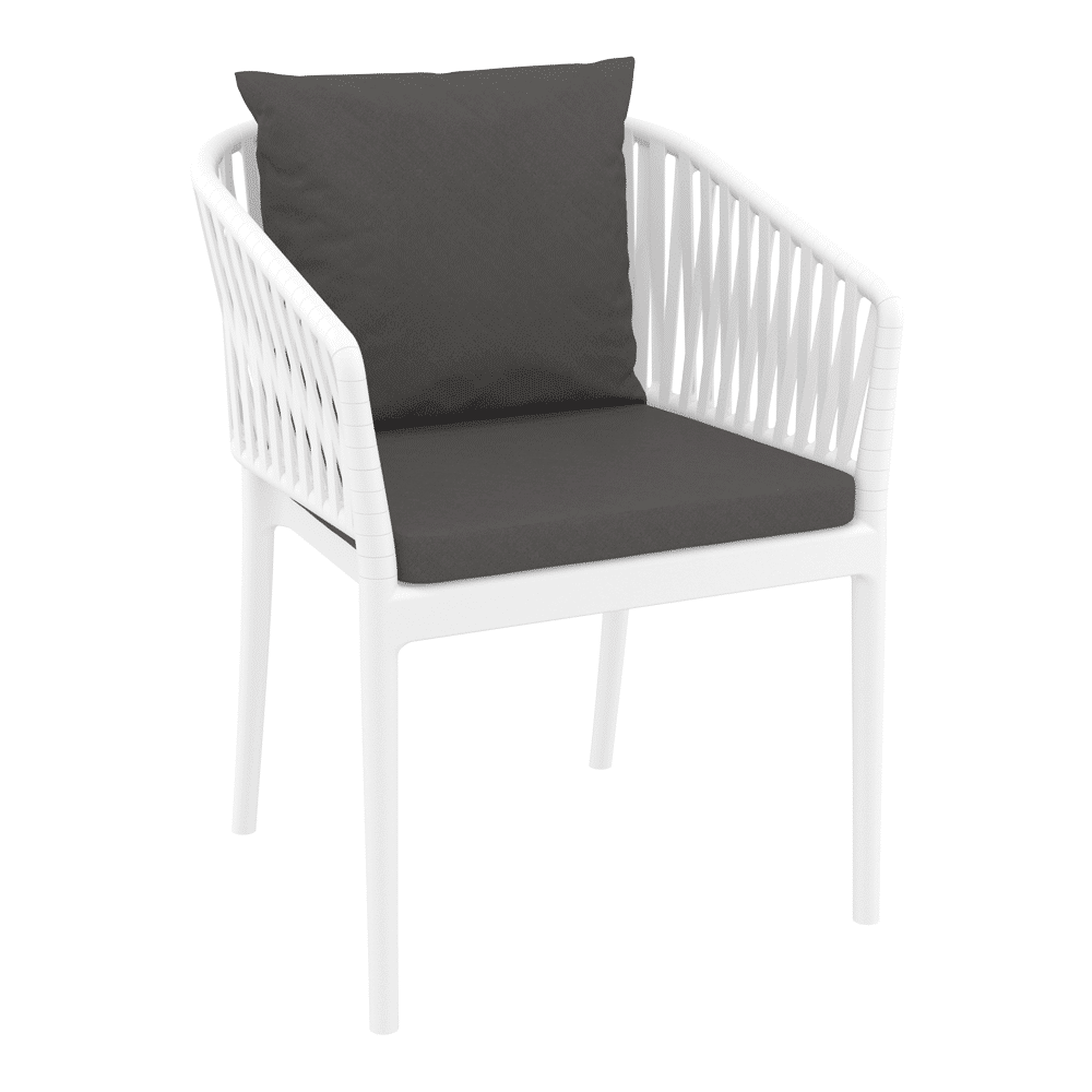 Portofino White Backrest Grey