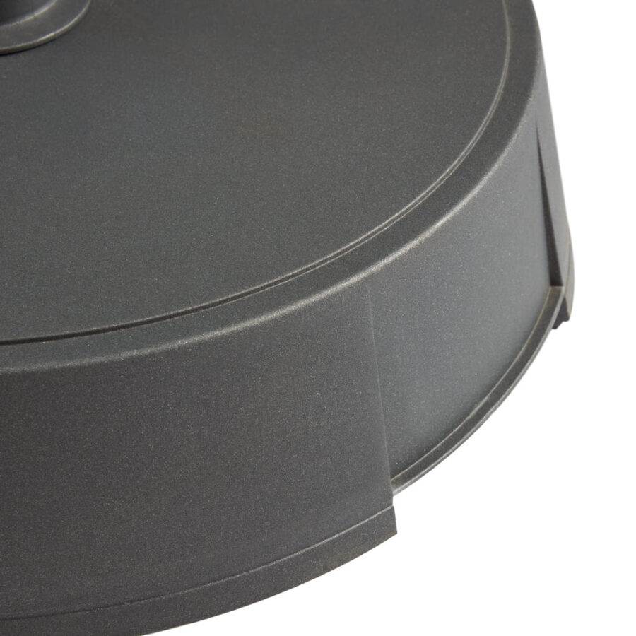 Sparta Anthracite Round Parasol Base - 30kg - Zap Trading