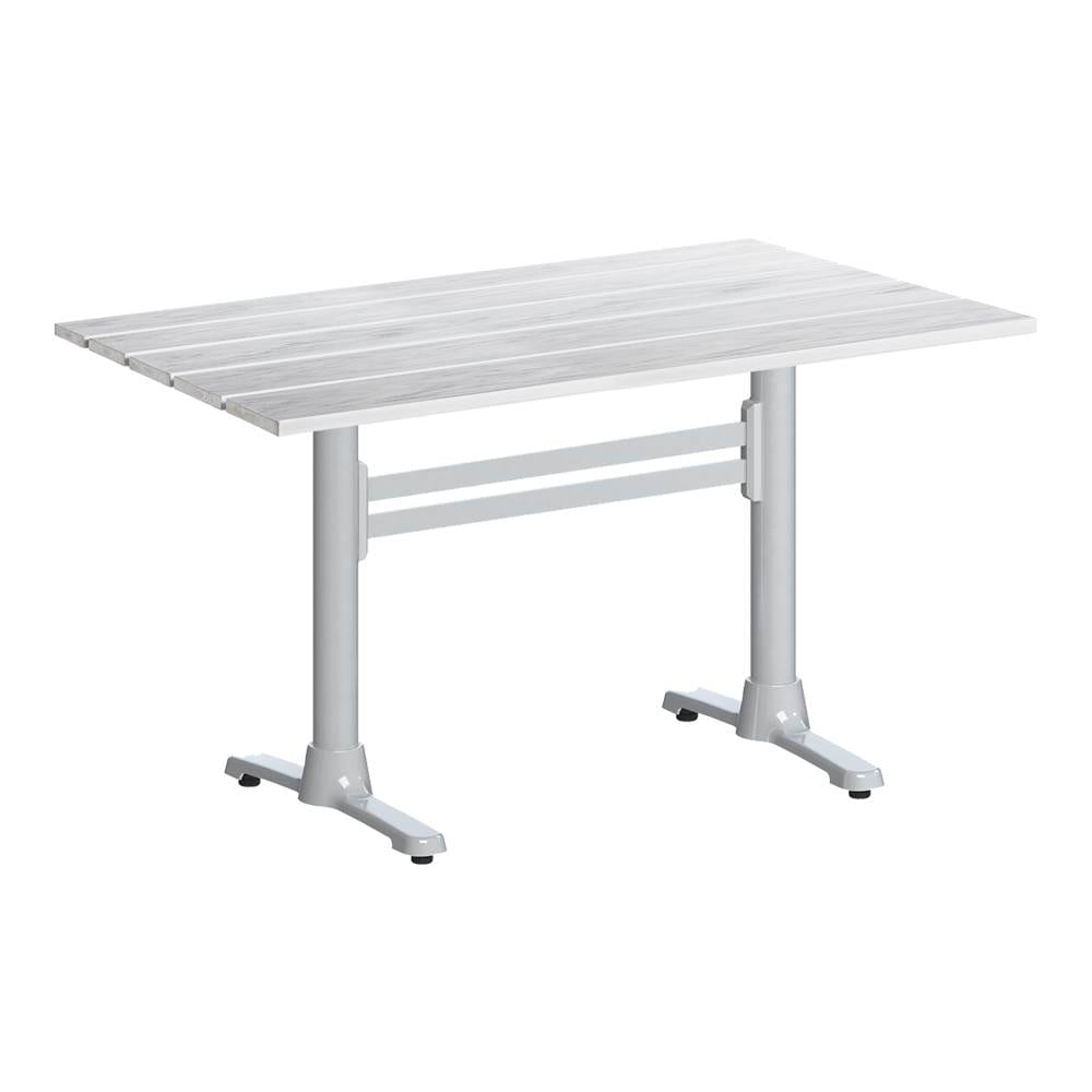 001 Eko Rectangular Flip Top Dining Table Whitewash