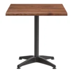 Enduratop Dining Height Table Square Natural Wood Alby Table Base