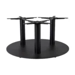 Boston Coffee Height Table Base Extra Large Round Black