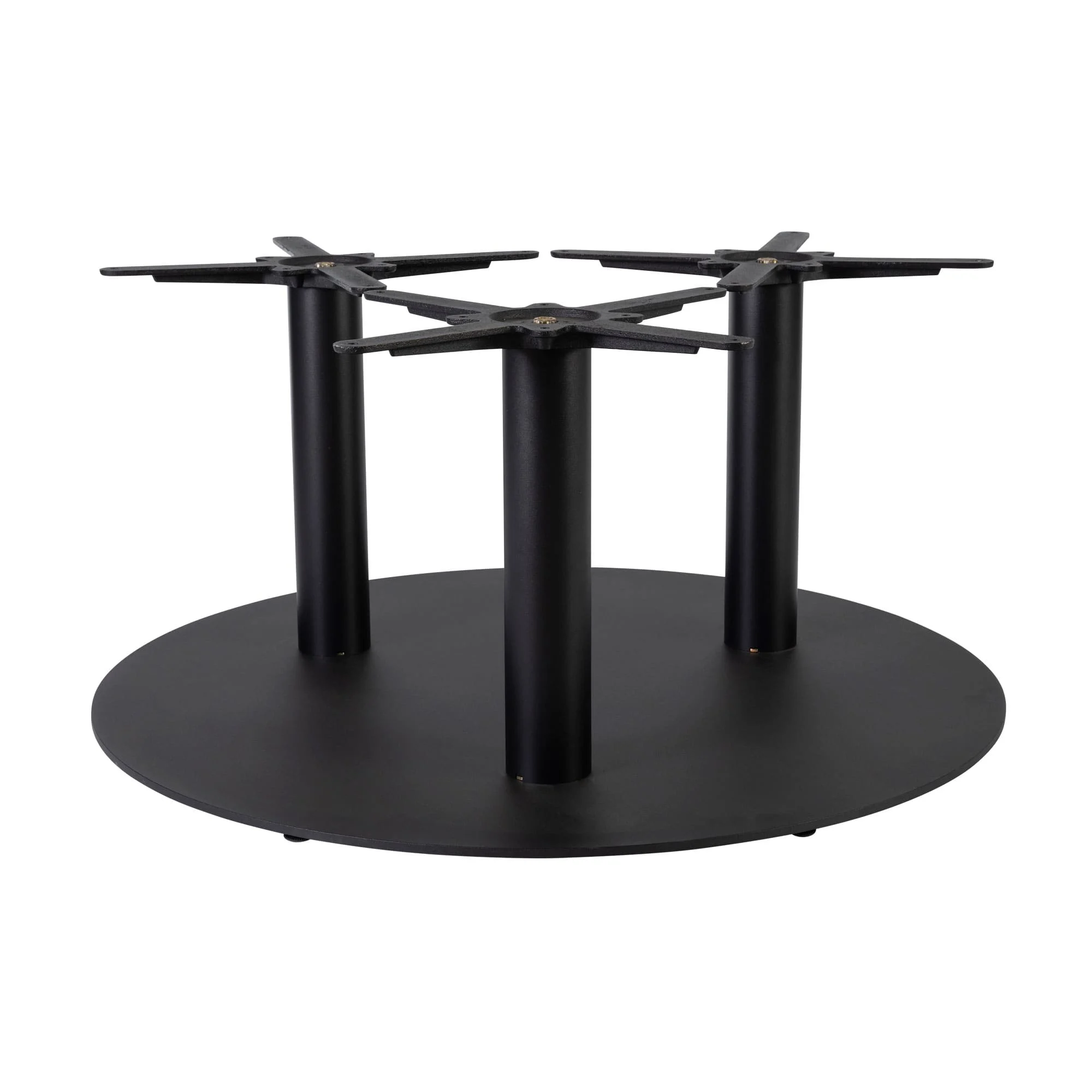 Boston Coffee Height Table Base Extra Large Round Black