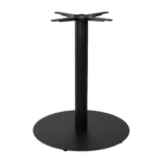 Boston Dining Height Table Base Large Round Fluted Black