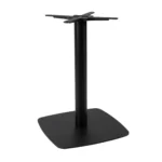 Boston Dining Height Table Base Large Square Radius Edges Black
