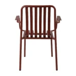 Henley Armchair Brick Red Back