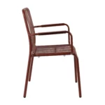 Henley Armchair Brick Red Side