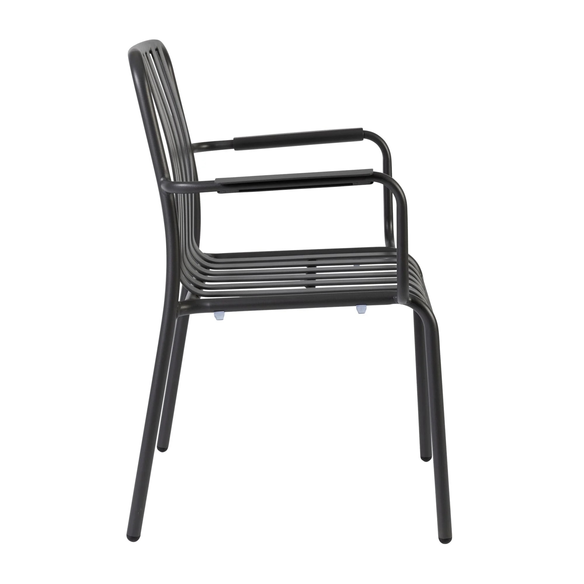 Henley Armchair Charcoal Grey Side