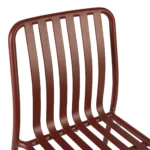 Henley Side Chair Brick Red Detail