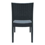 Florida Side Chair Dark Grey Back