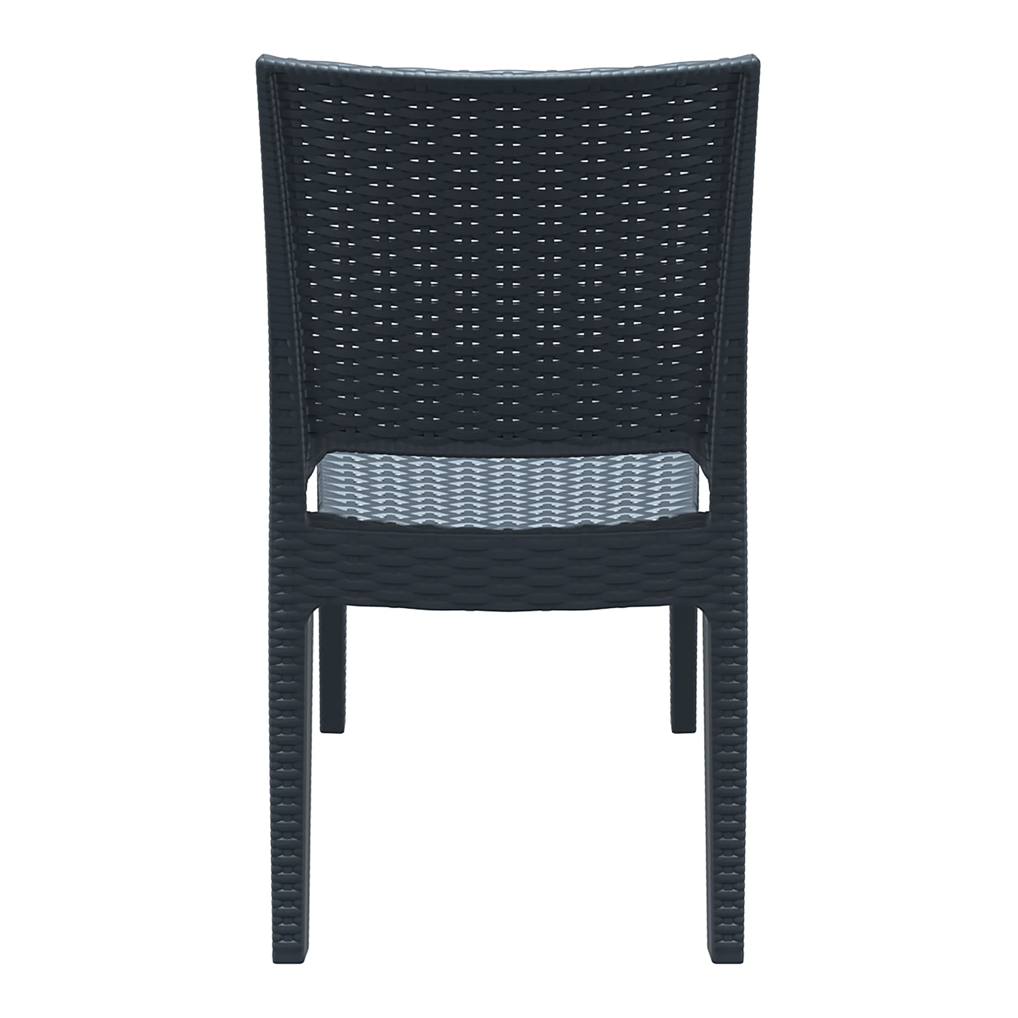Florida Side Chair Dark Grey Back