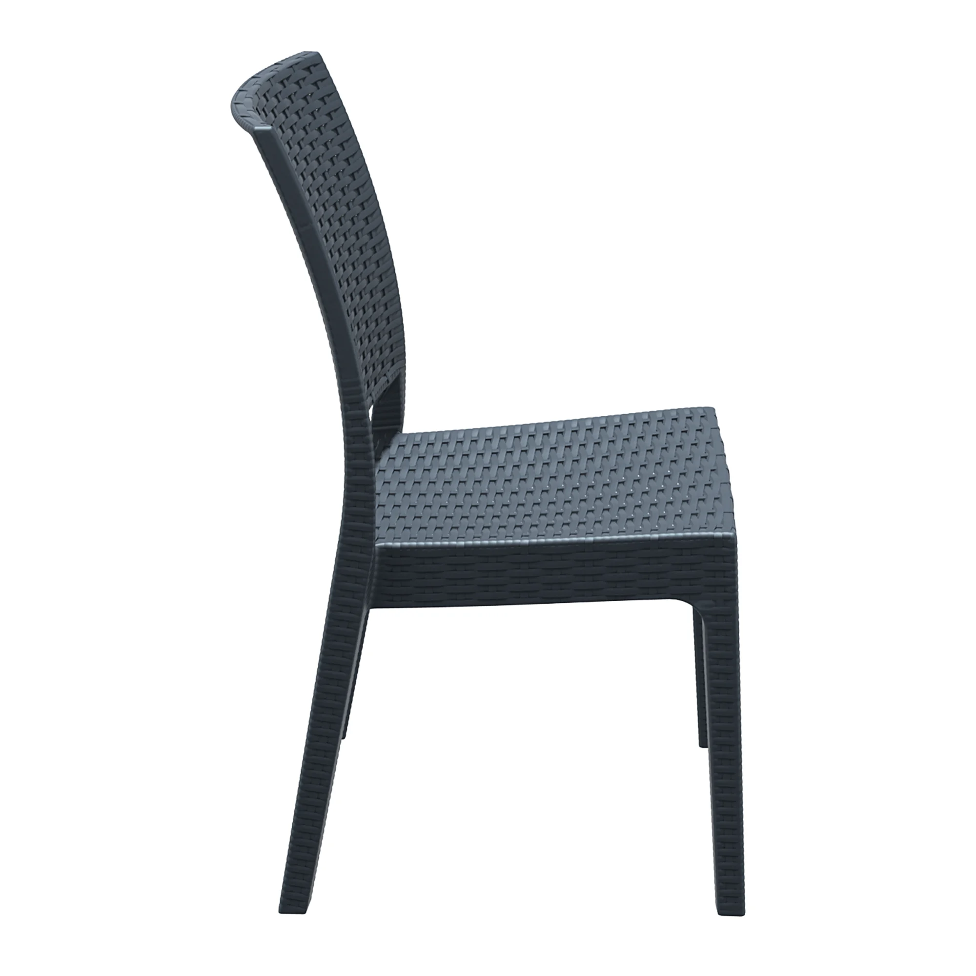 Florida Side Chair Dark Grey Side
