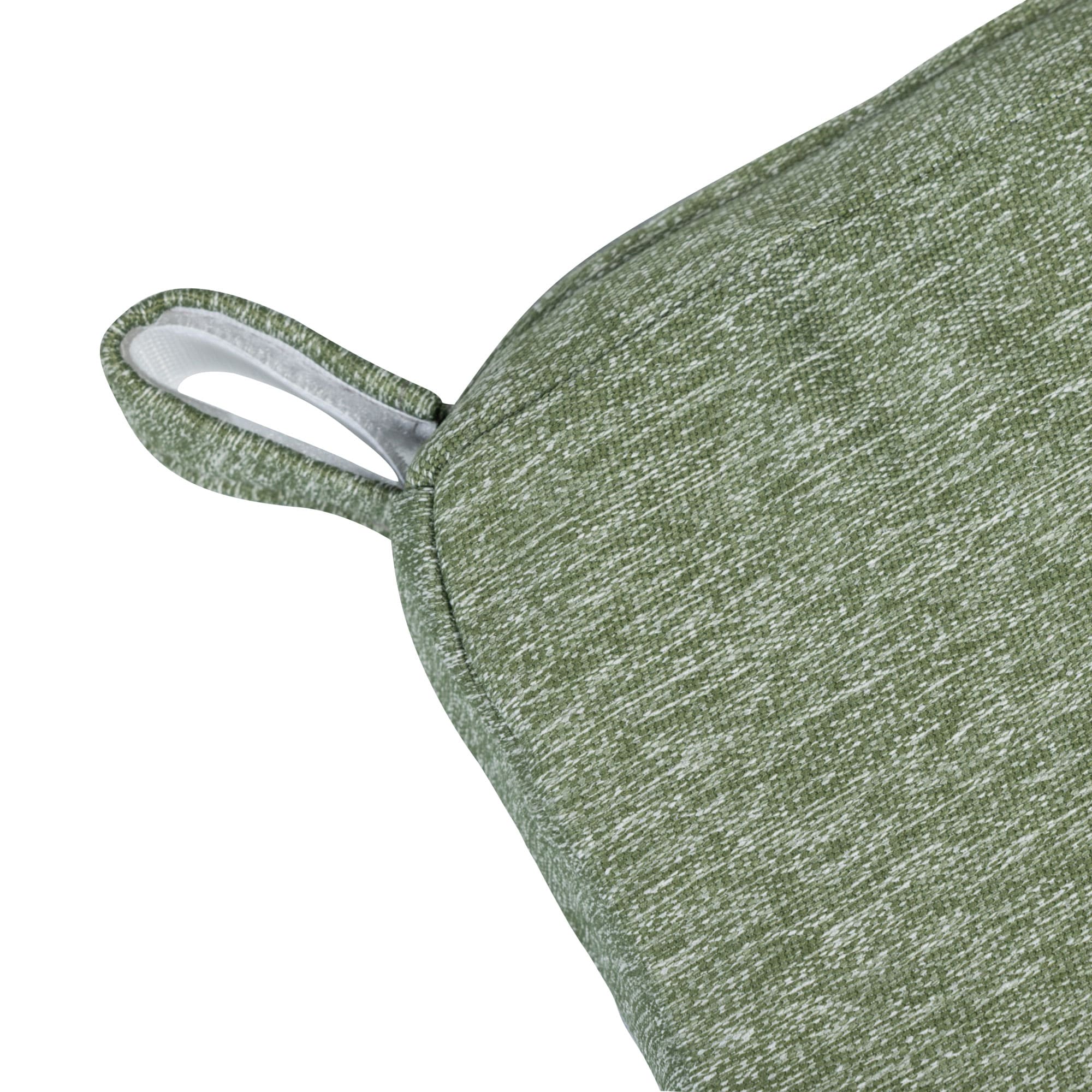 Portofino Armchair Cushion Olive Green Detail