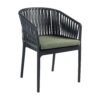 Portofino Armchair Dark Grey Dark Grey Cushion
