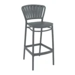 Portofino Bar Stool 75 Dark Grey