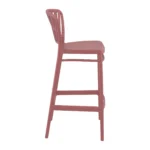 Portofino Bar Stool 75 Marsala Side