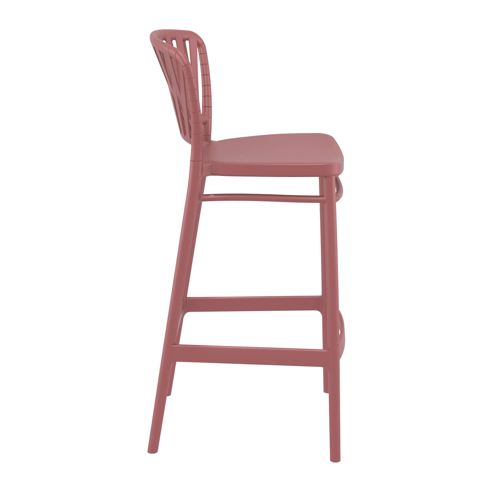 Portofino Bar Stool 75 Marsala Side