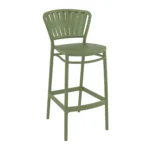 Portofino Bar Stool 75 Olive Green