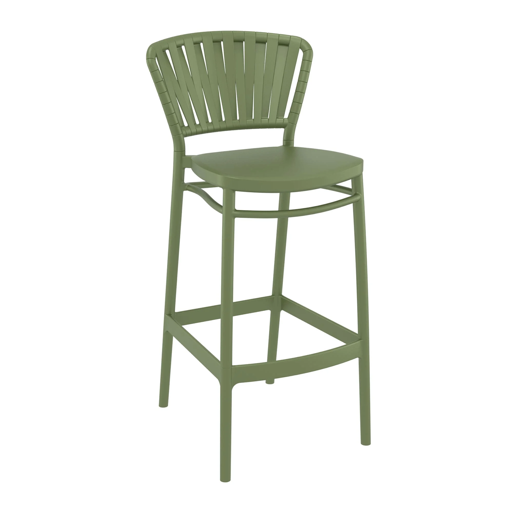 Portofino Bar Stool 75 Olive Green