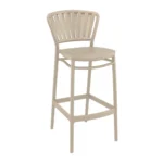 Portofino Bar Stool 75 Taupe