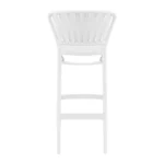 Portofino Bar Stool 75 White Back