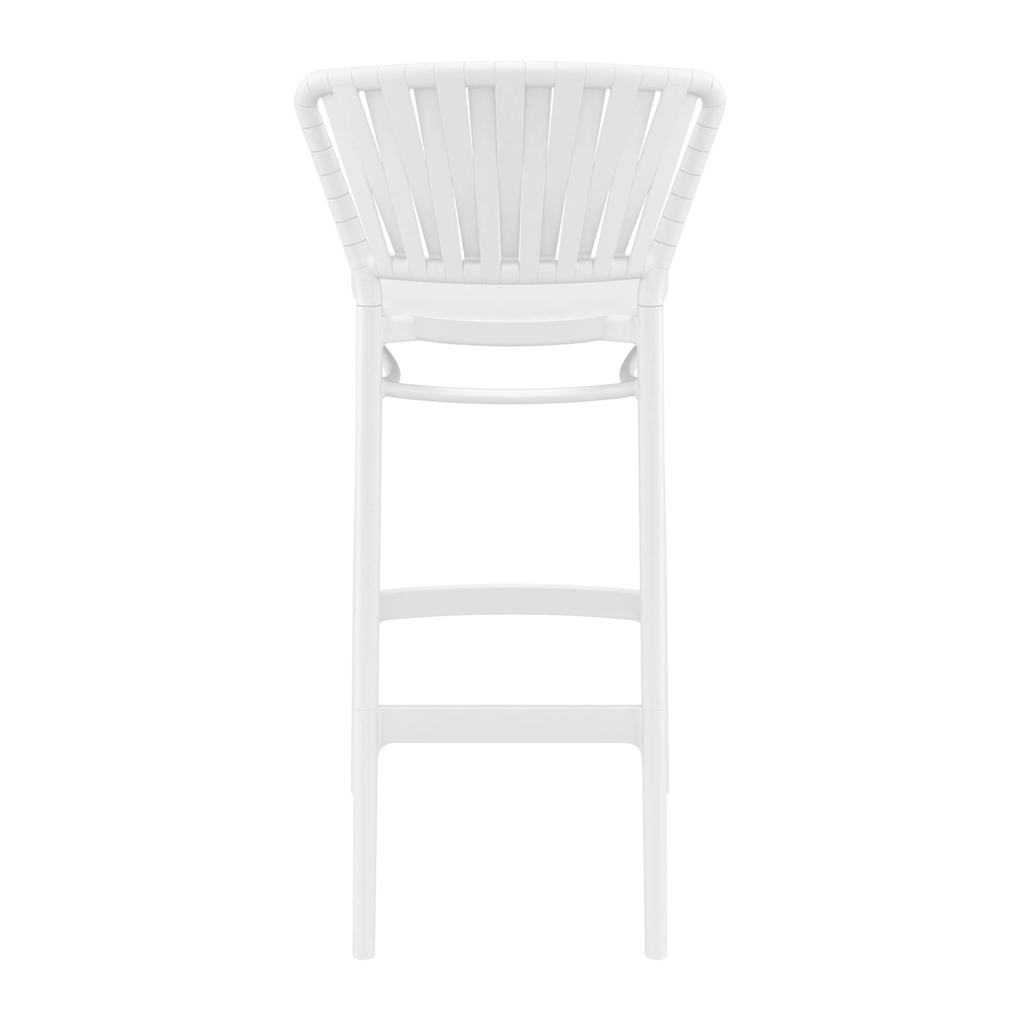 Portofino Bar Stool 75 White Back