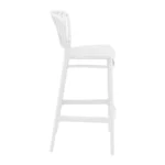 Portofino Bar Stool 75 White Side