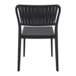 Portofino Side Chair Black Back