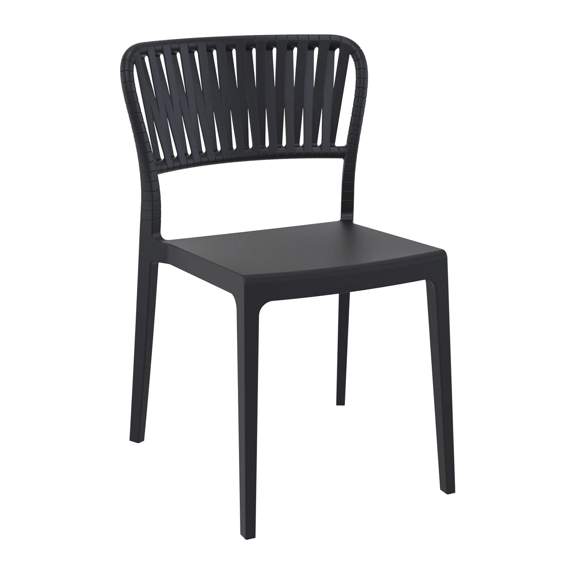 Portofino Side Chair Black