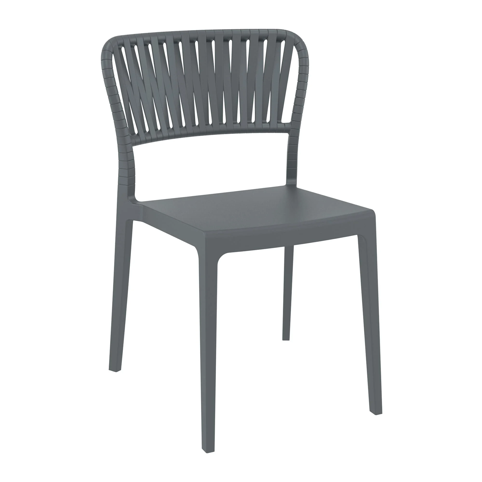 Portofino Side Chair Dark Grey