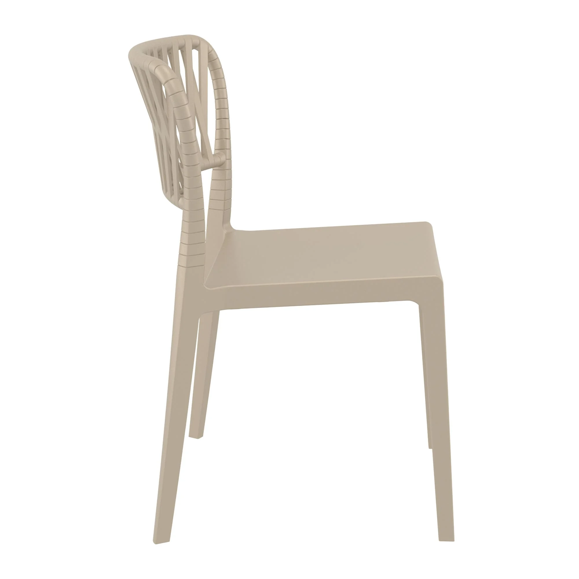 Portofino Side Chair Taupe Side