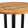 Solid Character Oak Dining Height Table Round Boston Extra Large Round Base Detail