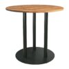 Solid Character Oak Poseur Height Table Round Boston Extra Large Round Base