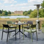 Tulum Armchair Black Green Square