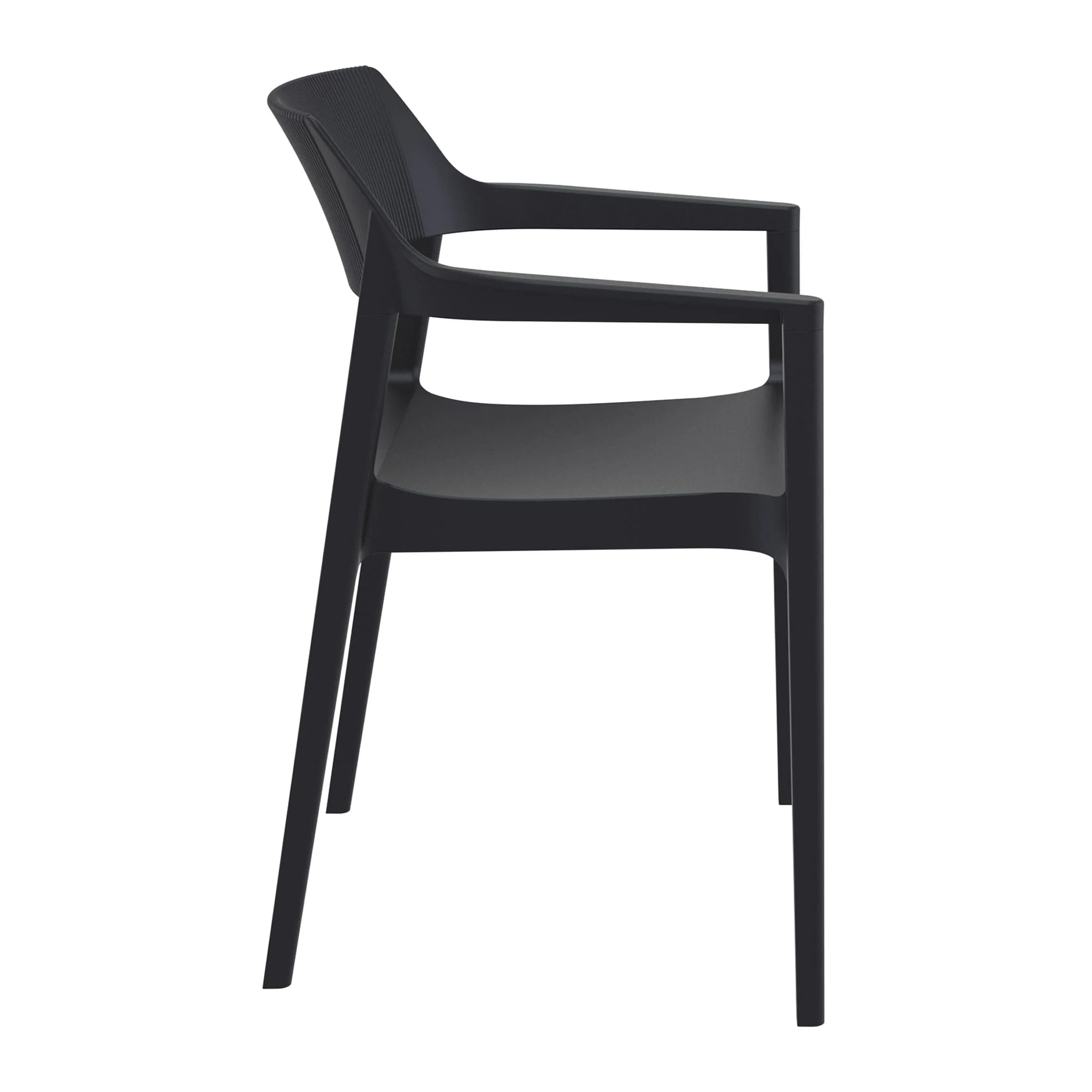 Tulum Armchair Black Side