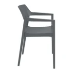 Tulum Armchair Dark Grey Side