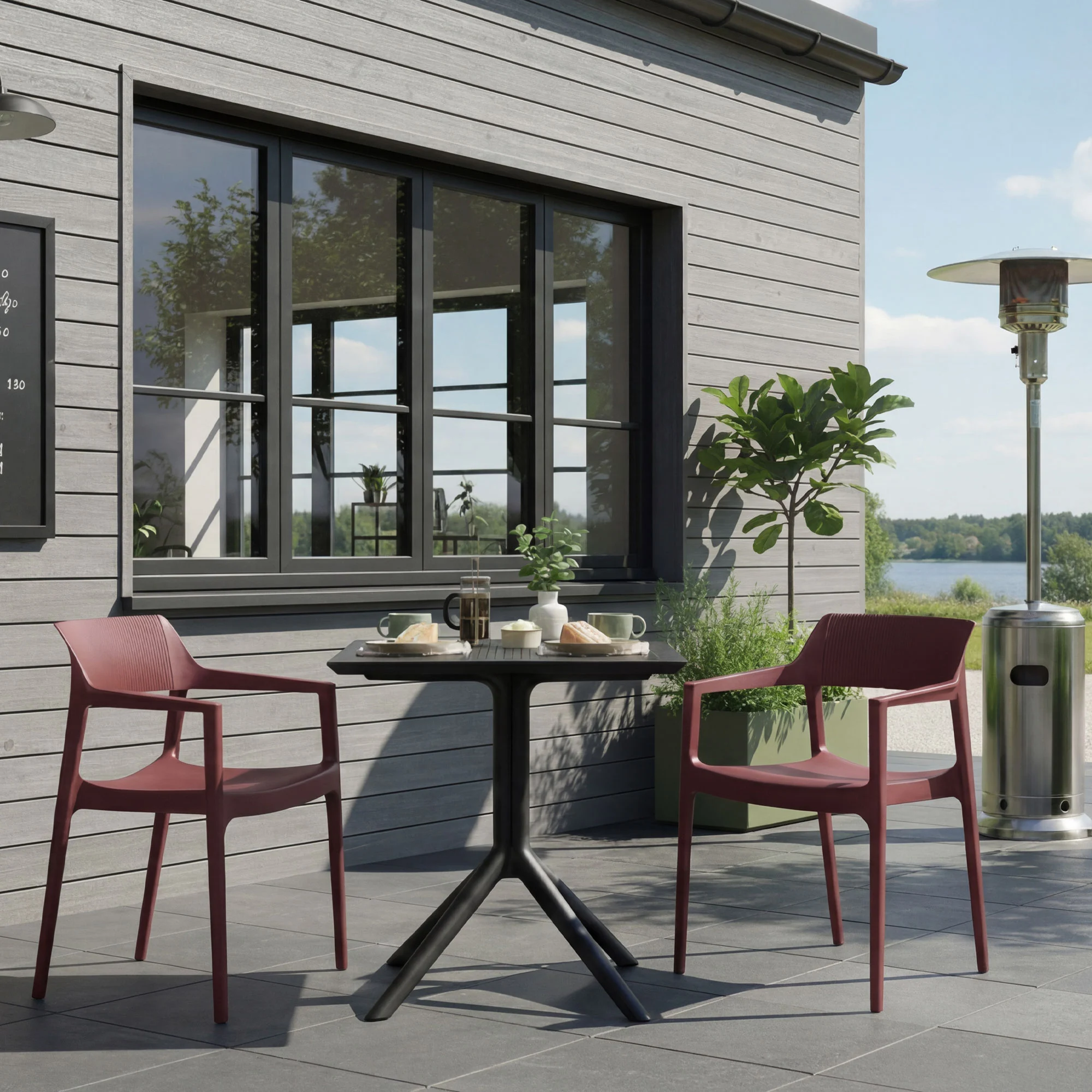 Tulum Armchair Marsala Square