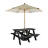 EKO A Frame Picnic Table6 Seater Detail